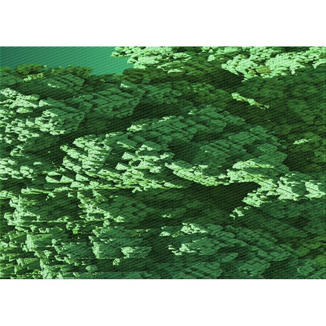 Ahgly Tapis Rectangulaire Lavable en Machine Intérieur Vert Émeraude Profond, 8 Pieds x 10 Pieds