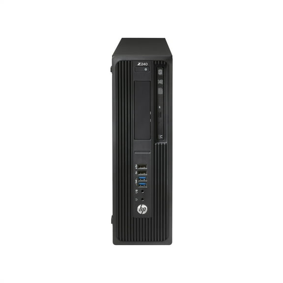 HP Z240 Tower 16GB 256GB SSD Xeon® E3-1225 v5 3.3GHz Win10P, Black
