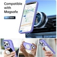 thumbnail image 2 of Case for iPhone 12 Case/iPhone 12 Pro Translucent Matte with Screen Protector - Built-in Camera Stand - Slim Fit Protective Phone Case 6.1” for Women Girls - Lavender, 2 of 14
