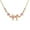 A, variant on Necklace for Women Women'S Jewelry Bow Zircon Necklace Adjustable Bow Beaded Chain Necklace Gold And Silver Friendship Necklace Women Fashion Necklace Necklace For All Women