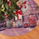 thumbnail image 2 of Falda para árbol de Navidad con diseño de coches, suave y divertida, decoración navideña de granja, 36", 2 of 4