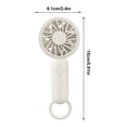 thumbnail image 3 of Kieccall Mini Handheld Fan USB Rechargeable Compact Personal Cooling Device Lightweight Portable Air Cooler for All Season Use, 3 of 8