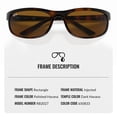 thumbnail image 3 of Ray-Ban RB2027 PREDATOR 2 Rectangle Shaped Non-Polarized Sunglasses for Men & Women - Includes Official RAYBAN Eyewear Kit - Ideal Formal & Casual Wear Sunglasses - B-15 Brown Lens, 3 of 7