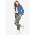 thumbnail image 5 of Woman Within Plus Size Convertible 2-in-1 Cargo Pant & Capri Elastic Waist, 5 of 6