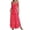 Multicolour, variant on Women's Sundress, Summer Maxi Dress with V Neck and Slit, Spaghetti Strap Casual Beach Dress for Vacation, Date Night, Lounge