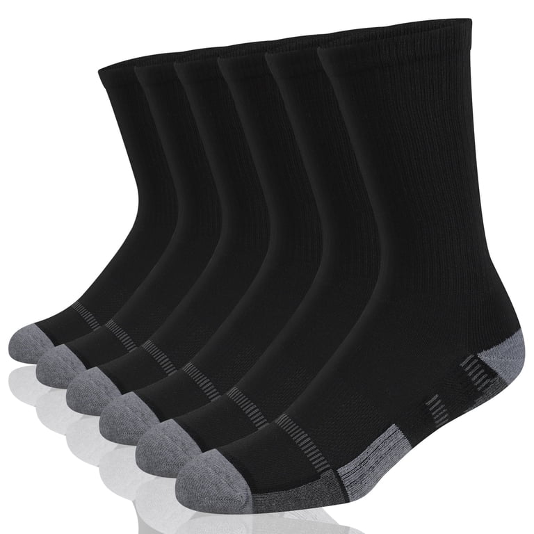 Cooplus Men's Crew Athletic Socks, 6-Pack photo 1
