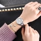 thumbnail image 4 of Reloj de cuarzo para mujer, relojes para mujer, reloj de pulsera analógico de cuarzo redondo con correa de acero inoxidable a la moda para mujer, reloj de cuarzo, 4 of 4