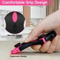 thumbnail image 3 of Razor Blade Scraper - Pink Razor Scraper Gift for Women, 2-in-1 Scraper Tool Set with 20Pcs Razor Blades for Removing Window Labels, Decals, Stickers, Glass Stove Top (2 Pack), 3 of 9