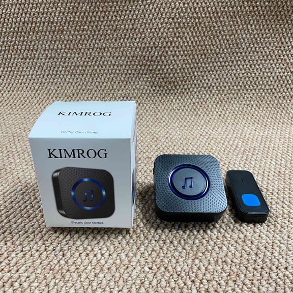 KIMROG Electric door chimes,Door Chime, Satisure Wireless Door Sensor Chime When Door Opens, Door Alarms for Safety for Door Window