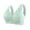 Green, variant on fheaev Front Closure Bras For Women Post Surgery Brassiere Plus Size Full Coverage No Underwire Comfort Wireless Snap Closing Bra Convenient Everyday Bra Front Button Bras Front Buckle Corset Bra