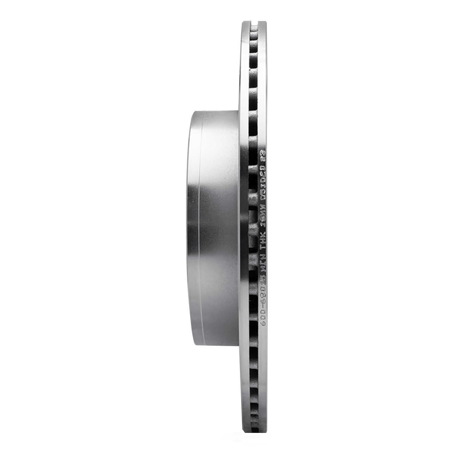 Dynamic Friction Company 631-68015L DFC Brake Rotor - Drilled And Slotted - Silver