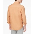 thumbnail image 2 of Club Room Mens Geo-Print Button Up Shirt, Orange, Large, 2 of 2