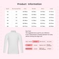 thumbnail image 7 of Ocealan Baby Boys Girls Fleece Lined Thermal Tops Long Sleeve Base Layer Shirt Soft Comfort Tees 3-12 Navy Blue 150, 7 of 7