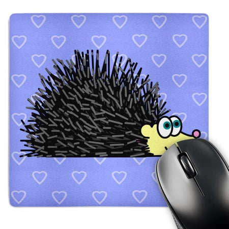 3dRose  Cute Hedgehog and Hearts Design Blue  MousePad price history on PriceWatchPro