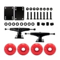 thumbnail image 1 of LOVIVER Professional Skateboards Accessories Longboard Wheels Riser Pads Spacers Outdoor Red wheels, 1 of 8