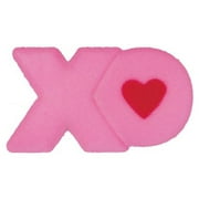 Kiss and A Hug Molded Sugar Cake/Cupcake Decorations - 12 ct