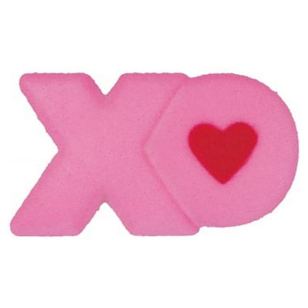 Kiss and A Hug Molded Sugar Cake/Cupcake Decorations - 12 ct