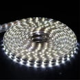 thumbnail image 3 of Tira de luces LED de alta calidad CA 220V 5050SMD 60LEDs/m lámpara blanca cálida Flexible para exteriores cinta LED impermeable con enchufe de alimentación de la UE, 3 of 4