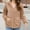 Khaki, variant on Olyvenn Women's Hooded Sherpa Jacket Full Zip Soft Fleece Winter Coats Long Sleeve Fuzzy Casual Outerwear with Pockets Green L