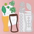 thumbnail image 4 of St. Patrick's Day Theme Cutting Dies Carbon Steel Die Cuts for DIY Crafting Luck Grass Embossing Stencil Template for Card Making Scrapbooking Photo Album Decoration, 4 of 9