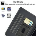 thumbnail image 6 of Allytech Smart Case for Fire HD 10(11th Gen 2021), Fire HD 10 Plus Cover 2021, Vegan PU Leather Anti-Shock Multi-Angle Stand Back Shell Auto Wake Sleep Wallet Case for Fire HD 10.1 inch 2021, Gray, 6 of 7
