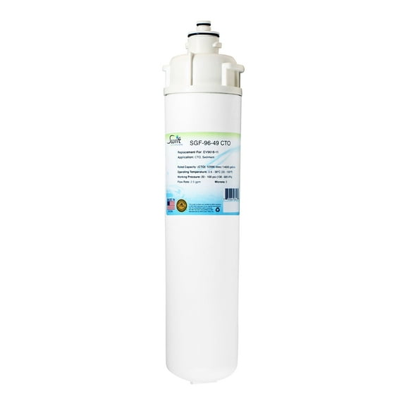Swift Green Filters SGF-96-49 CTO Replacement Water Filter for Everpure EV9618-11, 1 Pack