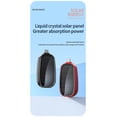 thumbnail image 2 of Mini Solar Charger Portable Keychain Powerbank For Mobile Phone 1200mAh Red, 2 of 5