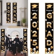 thumbnail image 2 of Decorative Flags, Congratulations Class of 2025 Sign Banner Door Cover Graduation Decorations Large Front Door Porch Sign Indoor Outdoor Photo Booth Props, Flags_ Banners & Accessories, 2 of 9
