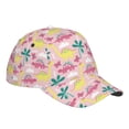 thumbnail image 3 of Daiia Dinosaur print Baseball Cap Men Women Golf Dad Hat Adjustable Original Classic Low Profile Hat Unconstructed Plain Cap, 3 of 9