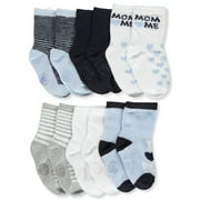 Adrienne Vittadini Baby Boys' Heart Mom 6-Pack Socks