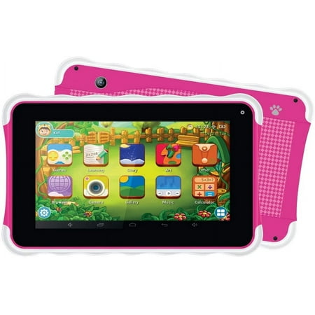 SuperSonic - 7" Tablet with Android 8.1 & Bluetooth, Kids Tablets - Pink (LOL-775)