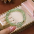 thumbnail image 5 of GKNET Summer Valentine's Day Gift Love Heart Jade Beads Charm Bracelet for Women G WY4-B, 5 of 9