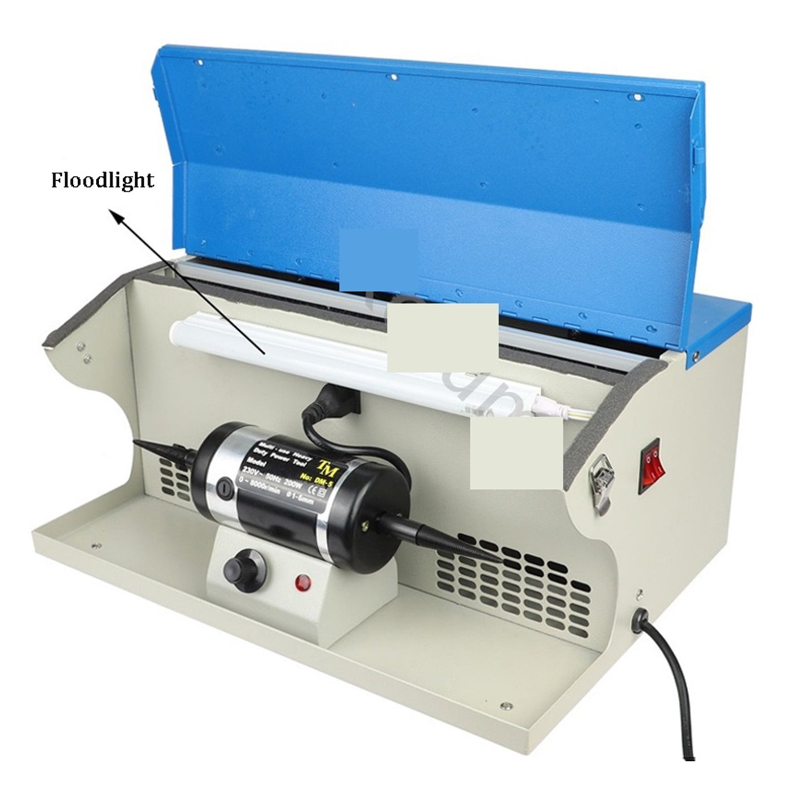 Polishing Machine With Dust Collector Bench Grinder, Gold Silver Jewelry Watches Polisher Machine ,Powerhouse Performance