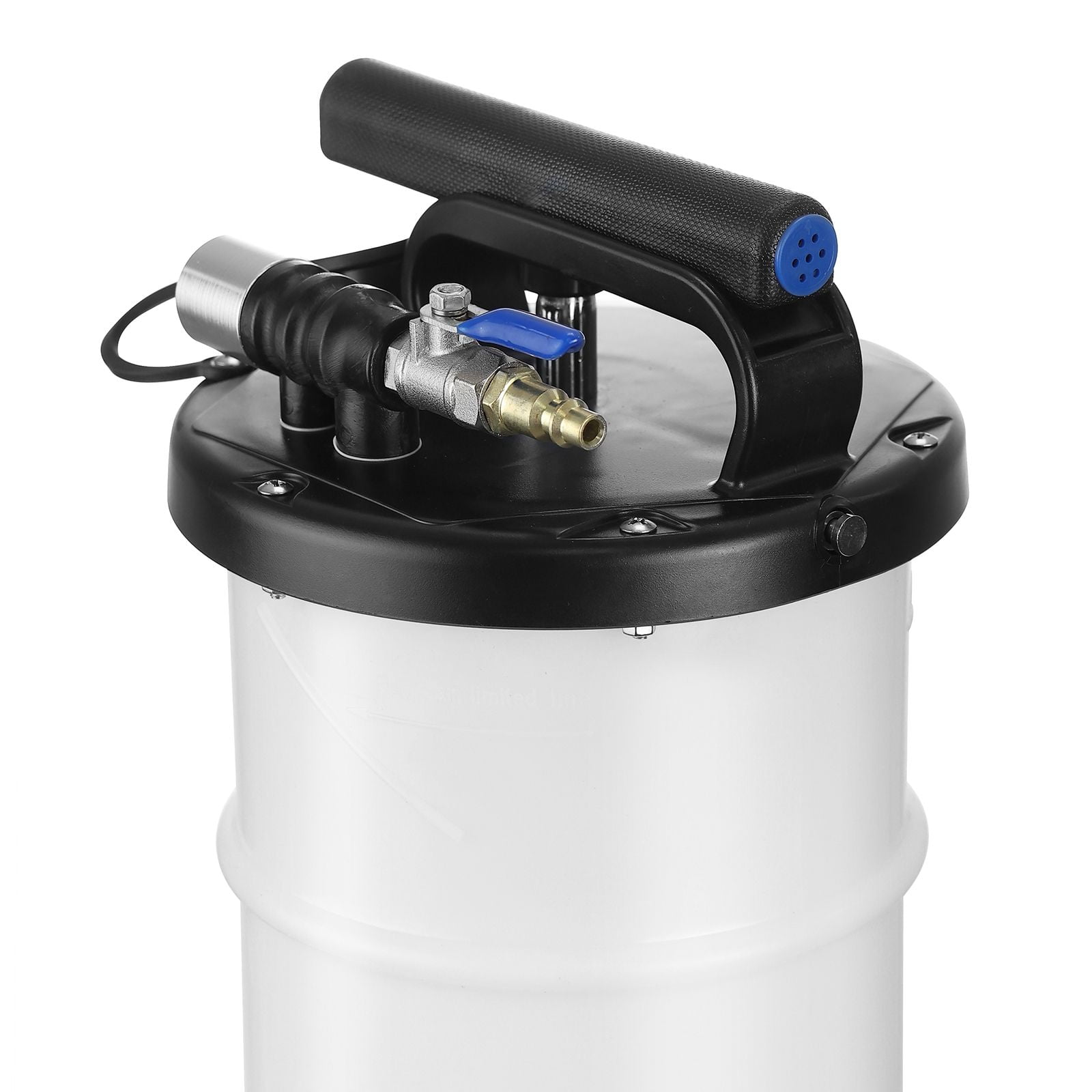 1.74 Gallon Fluid Extractor - Pneumatic & Manual Oil Change Vacuum Pump with Dipstick for Engine, Transmission, Differential Fluid Removal