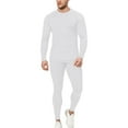 thumbnail image 5 of DAKIMOE Thermal Underwear for Men Long Johns with Fleece Lined, Base Layer Men Cold Weather Top Bottom, 5 of 9