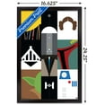thumbnail image 3 of Star Wars: Saga - Simplistic Grid Wall Poster, 14.725" x 22.375", Framed, 3 of 5