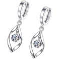 thumbnail image 2 of 1 Pair Hoops Earrings Women Dainty Earrings Fashionable Earrings Female Ear Jewelries, 2 of 2