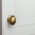 thumbnail image 5 of GlideRite 1.125 in. Classic Oval Cabinet Knobs, Satin Gold, Pack of 10, 5 of 5