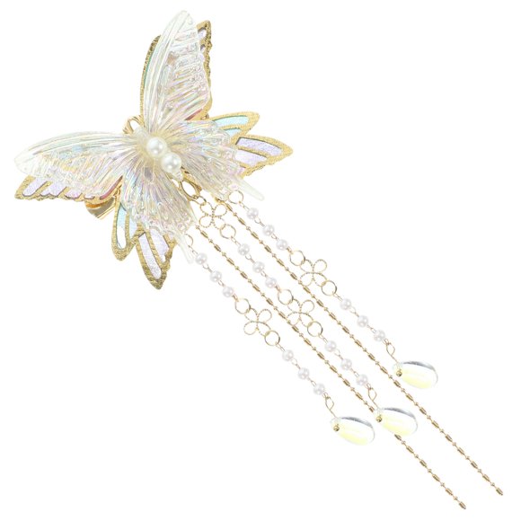Homoyoyo Assorted Color Butterfly Hair Clip Decorative Barrette Feminine Hair Accessories for Weddings