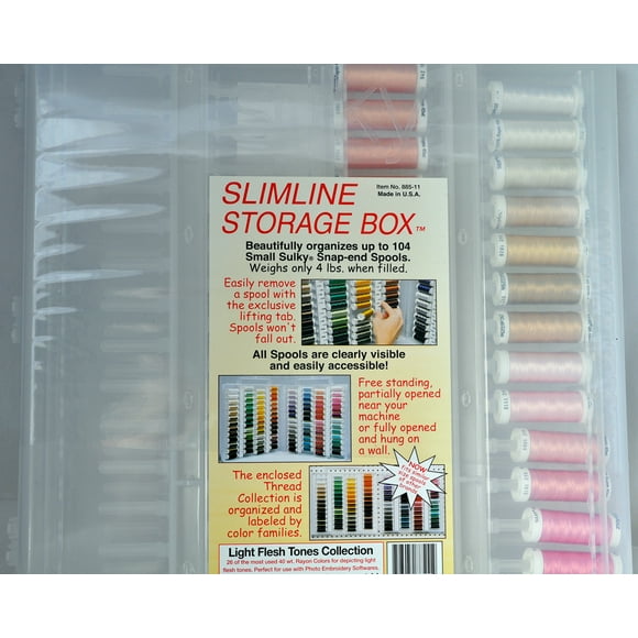 Sulky Slimline Box Light Fleshtones Collection 40WT 885-11