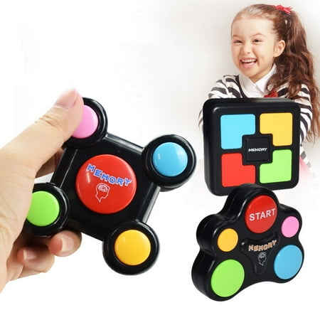 Children Puzzle Memory Game Console LED Light Sound Interactive Toy