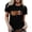 Black, variant on Casual Womens Retro Nurse Print T Shirt Loose Crew Neck Short Sleeve Halloween Graphic Tee Top
