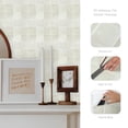thumbnail image 5 of Peel and Stick Backsplash Square Tiles, 10 Sheets Beige Faux Spanish Handmade Tile for Kitchen, Bathroom, Wall Tile (12" x 12"), 5 of 7