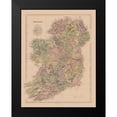 thumbnail image 2 of Black 15x18 Black Modern Framed Museum Art Print Titled - Ireland - Black 1867, 2 of 5