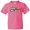 Neon Pink, variant on Inktastic Kickin' it Old School with Weathered Retro Stripe Youth T-Shirt