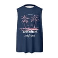 thumbnail image 4 of Gibobby Mens Workout Tank Tops Sleeveless Tee Shirts Men Muscle Shirt Gym Wash T Shirts Running Beach Loose Fit Tee(L,Dark Blue), 4 of 5
