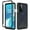 Black, variant on Allytech for OnePlus Nord N200 5G Case and Cover, Rugged PC Front Cover + Soft Silicone Non-Slip Back Hybrid Shockproof Bumper Clear Case for OnePlus Nord N200 5G 6.49" 2021, Black