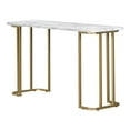 thumbnail image 4 of Furniture of America Musel Faux Marble Top Console Table, White, 4 of 7