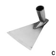 thumbnail image 1 of Steel Hardened Hollow Hoe Handheld Weeding Rake Planting Farm Garden Tools, 1 of 7