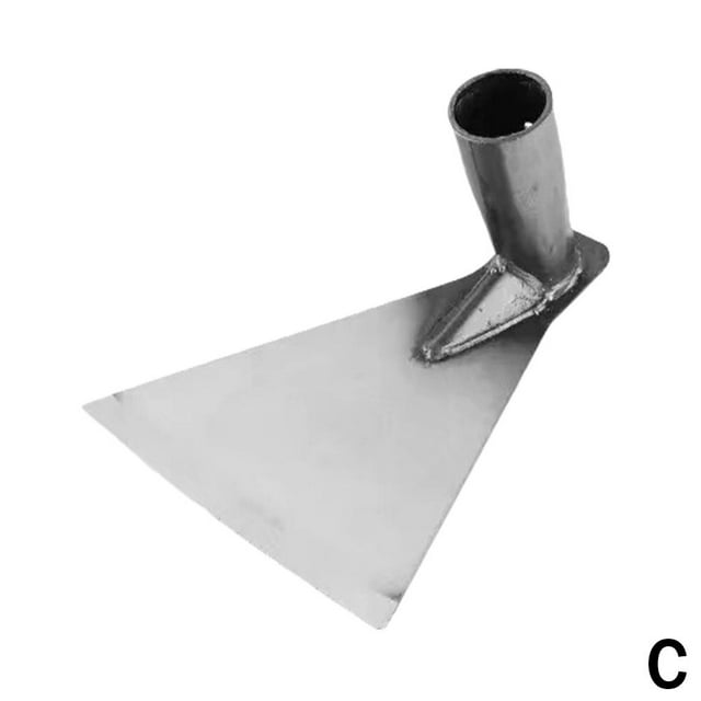 Houe Creuse en Acier Trempé à Main, Râteau de Désherbage, Outils de Plantation pour Ferme et Jardin